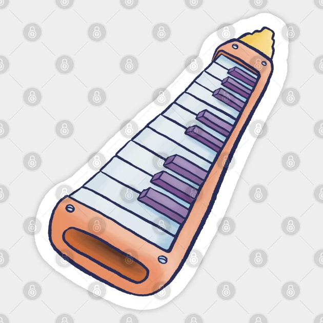 Melodica Sticker by ElectronicCloud